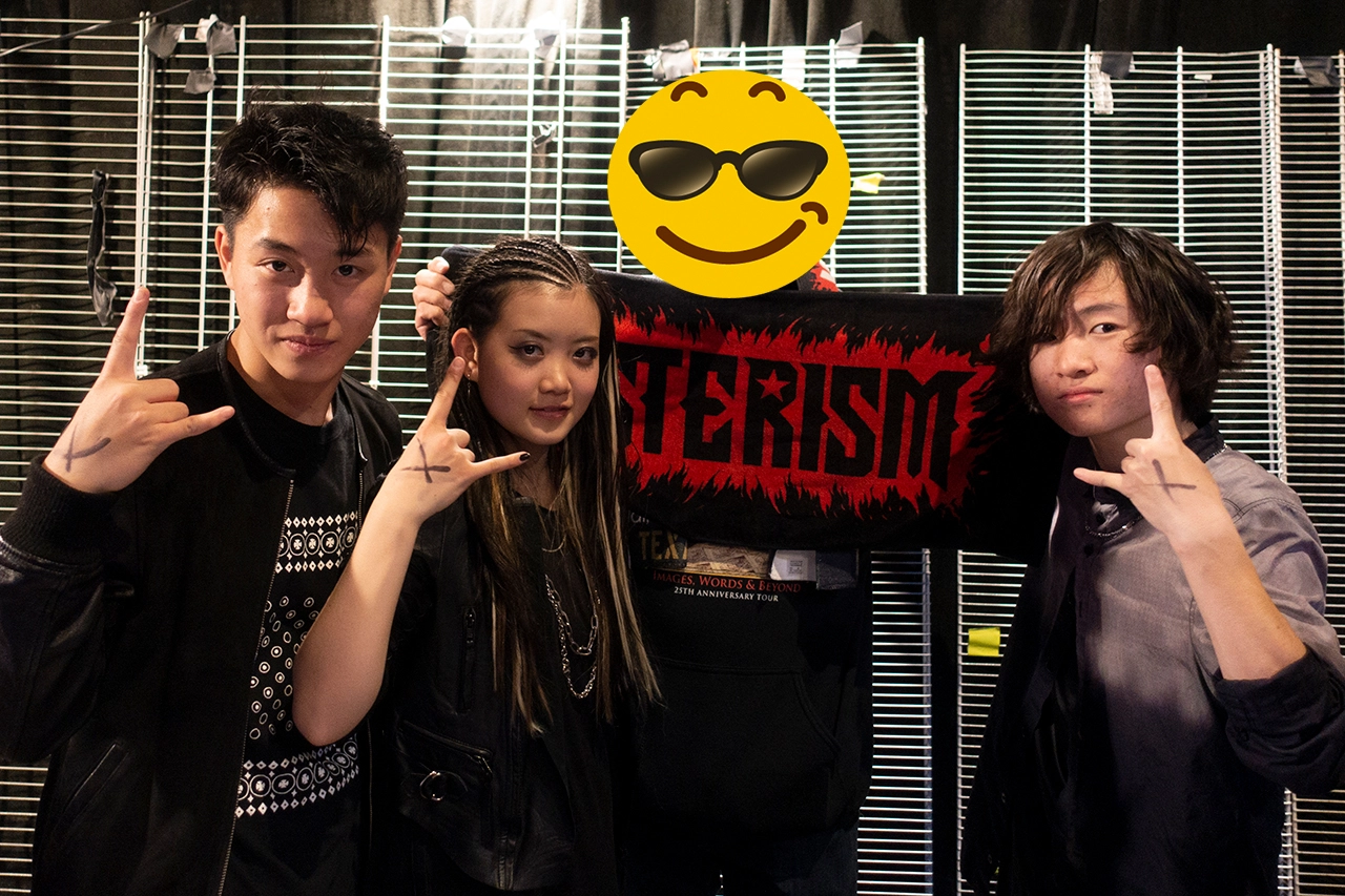 ASTERISMのメンバーとの記念写真